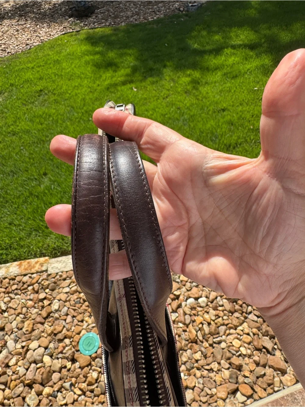 Burberry Computer Bag with D rings